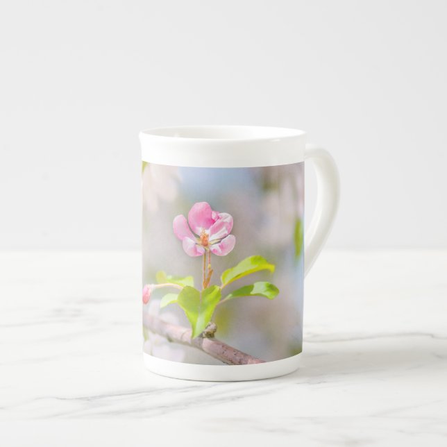 Tasse En Porcelaine Fleur d'Apple - Beauté (Devant droit)