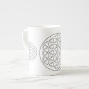 Tasse En Porcelaine Fleur de DES Lebens de la vie/Blume - emboutissez