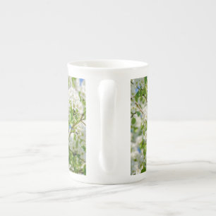 Tasse En Porcelaine Fleur de pomme de crabe