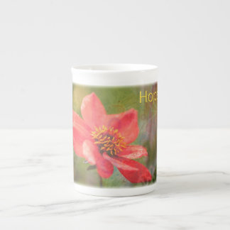 Tasse En Porcelaine Fleur d'espoir