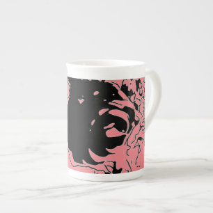 Tasse En Porcelaine Fleur Doodle