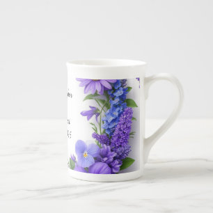 Tasse En Porcelaine 💍 Fleurs de mariage lumineuses 🌸 Floraison color