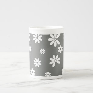Tasse En Porcelaine Fleurs et pétales 2