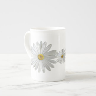 Tasse En Porcelaine Fleurs marguerites blanches
