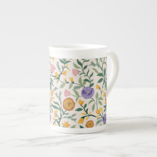 Tasse En Porcelaine Fleurs sauvages