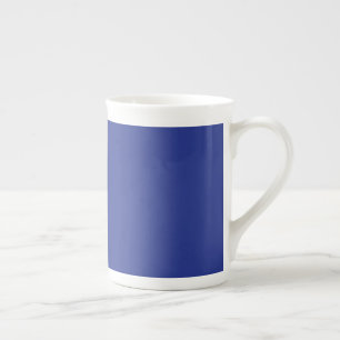 Tasse En Porcelaine Fond uni bleu foncé Design minimaliste audacieux