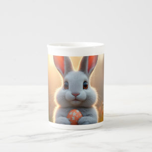 Tasse En Porcelaine Fröhlicher Osterhase im Zauber des Frühlings