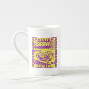 Tasse En Porcelaine Fruit de passion