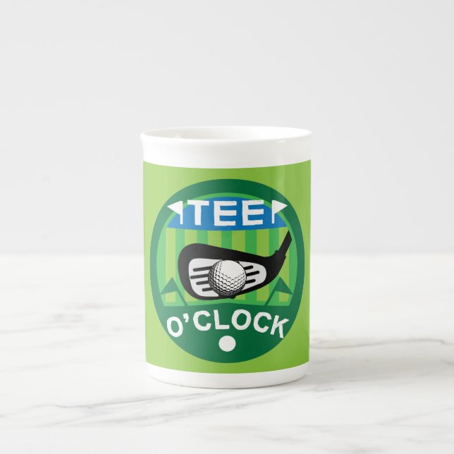 Tasse En Porcelaine Funny Femme Golfers Pros Fanatics de golf (Devant)
