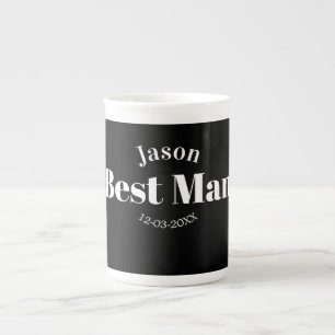 Tasse En Porcelaine garçon d'honneur enterrement de vie de garçon témo