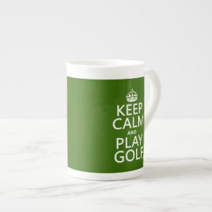 Tasse En Porcelaine Gardez le golf de calme et de jeu - toutes les