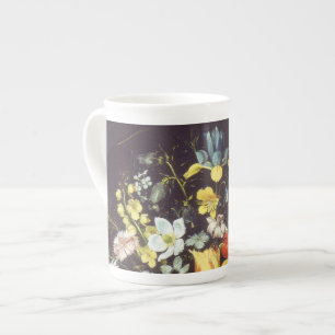 Tasse En Porcelaine Georg Flegel Gros morceau de fleurs (en niche)