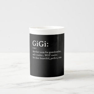 Tasse En Porcelaine Gigi Définition T Femmes Gigi Cadeau Grand-mère An
