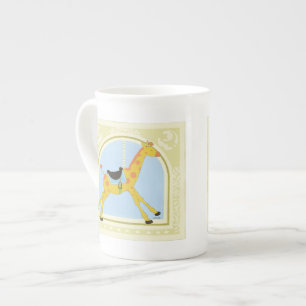 Tasse En Porcelaine Giraffe de carrousel par Juin Erica Vess