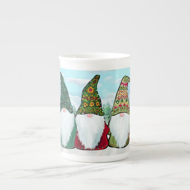 TASSE EN PORCELAINE GNOME IRLANDAIS (Devant)
