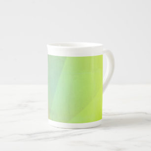 Tasse En Porcelaine Gradation géométrique jaune moderne