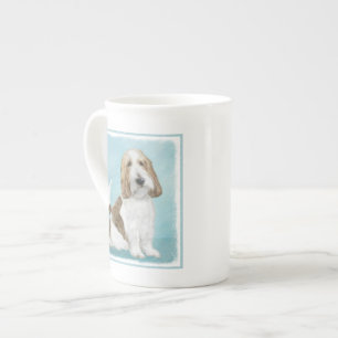 Tasse En Porcelaine Grand Basset Griffon Vendeen - Art original de chi