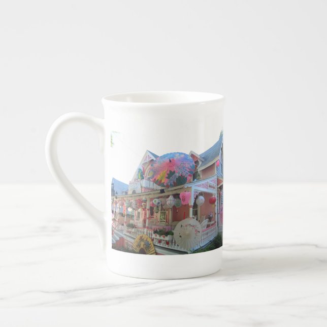 Tasse En Porcelaine Grand éclairage en rose - Vignoble de Martha (Gauche)