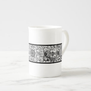 Tasse En Porcelaine Grand panneau de plafond Hall