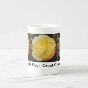 Tasse En Porcelaine Grande tasse de porcelaine tendre de grand-maman