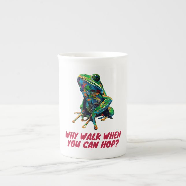 Tasse En Porcelaine Grenouille (Devant)