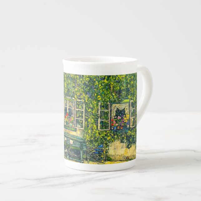 Tasse En Porcelaine Gustav Klimt La Maison de Guardaboschi (Devant droit)