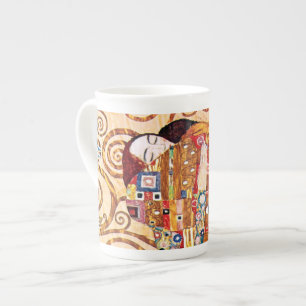 Tasse En Porcelaine Gustav Klimt - Le Baiser - Peinture d'art fin