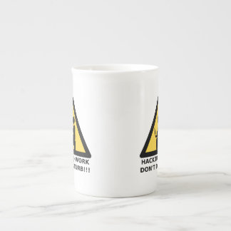 Tasse En Porcelaine Hacker au travail