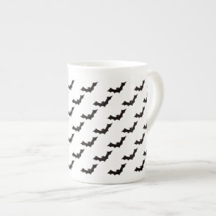 Tasse En Porcelaine Halloween, Motif De Chauves-Fours, Trick Ou Treat,