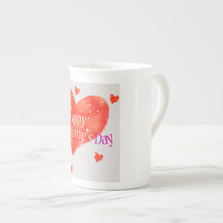 Tasse En Porcelaine Happy Valentine's Day