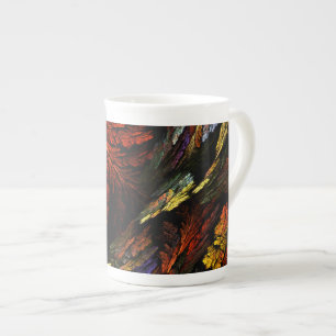 Tasse En Porcelaine Harmonie des couleurs Art Abstrait