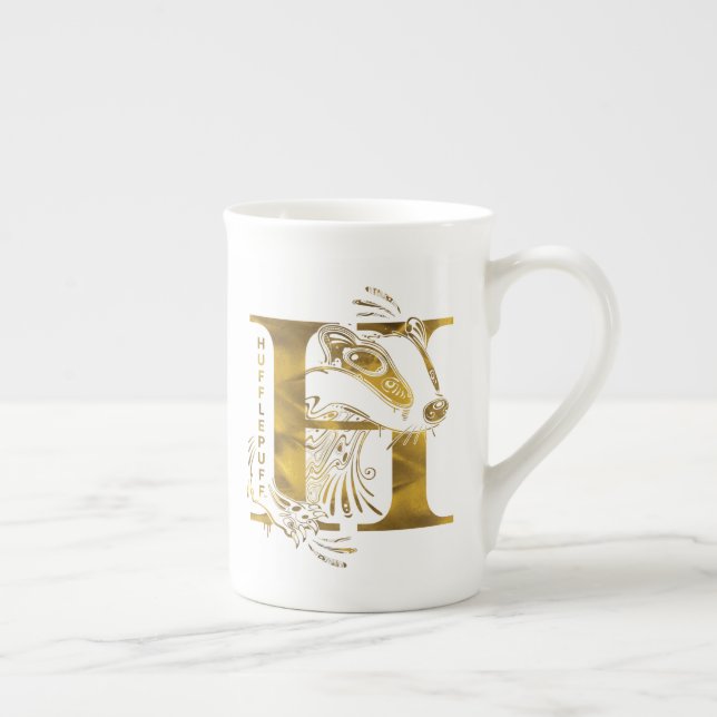 Tasse En Porcelaine Harry Potter | Aguamenti HUFFLEPUFF™ Graphique (Droite)
