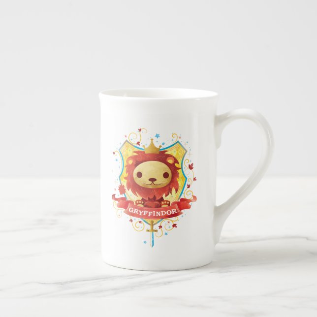 Tasse En Porcelaine Harry Potter | Charmant blason GRYFFINDOR™ (Droite)