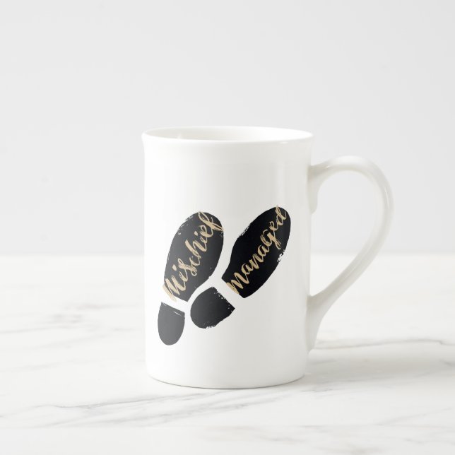 Tasse En Porcelaine Harry Potter | MISCHIEF MANAGED™ Carte Empreintes  (Droite)