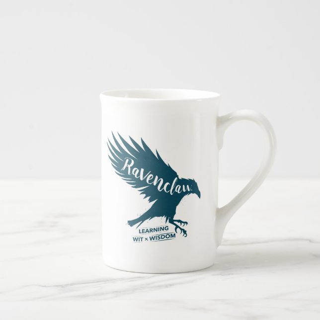 Tasse En Porcelaine Harry Potter | SILHOUETTE DE CORBEAU CLARVÉ™ Typog (Droite)