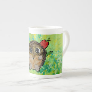 Tasse En Porcelaine Hérisson Mignon