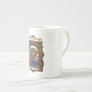 Tasse En Porcelaine Héritage Indien : Musicien Classique Art de la Vee