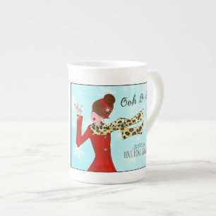 Tasse En Porcelaine HIVER DIVA - Live Love Sparkle!