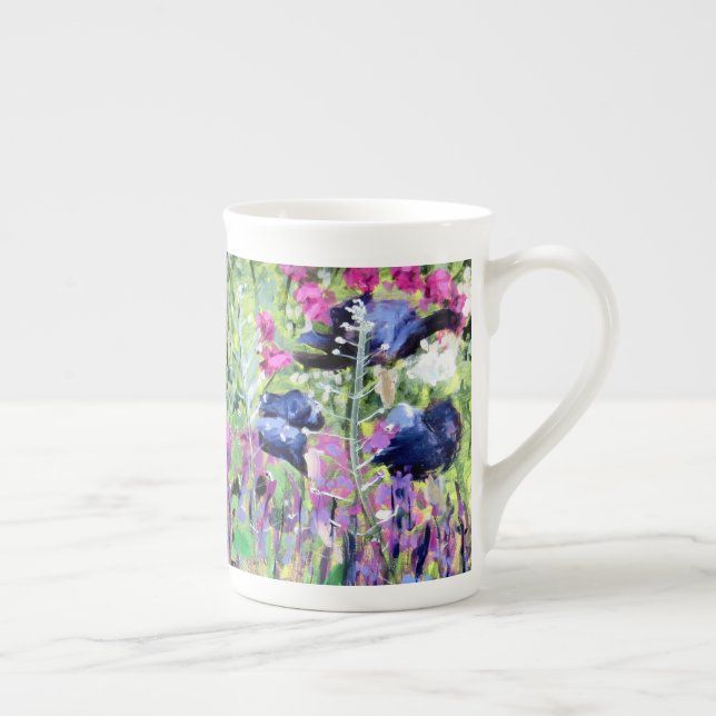 Tasse En Porcelaine Huile de fleurs de Chelsea (Droite)