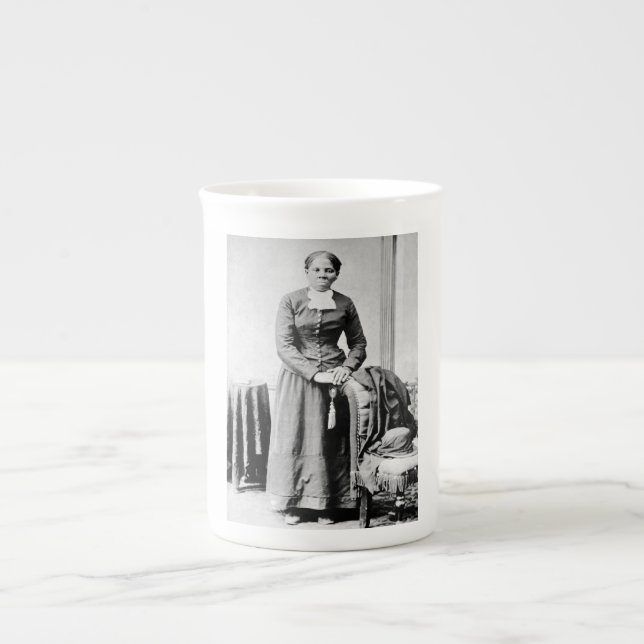 Tasse En Porcelaine Icônes de l'histoire noire : Harriet Tubman, Droit (Devant)