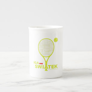 Tasse En Porcelaine Iga Swiatek, joueur de tennis, chèvre, champion