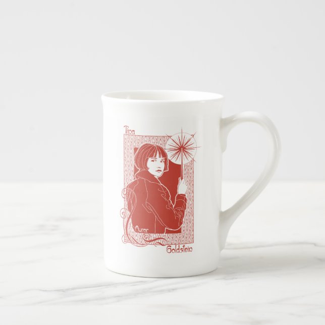 Tasse En Porcelaine Illustration de PORPENTINA GOLDSTEIN™ (Droite)