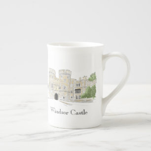 Tasse En Porcelaine Illustration Iconique Du Château De Windsor