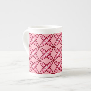 Tasse En Porcelaine Impression atomique moderne du milieu du siècle -