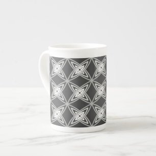 Tasse En Porcelaine Impression atomique moderne du milieu du siècle - 