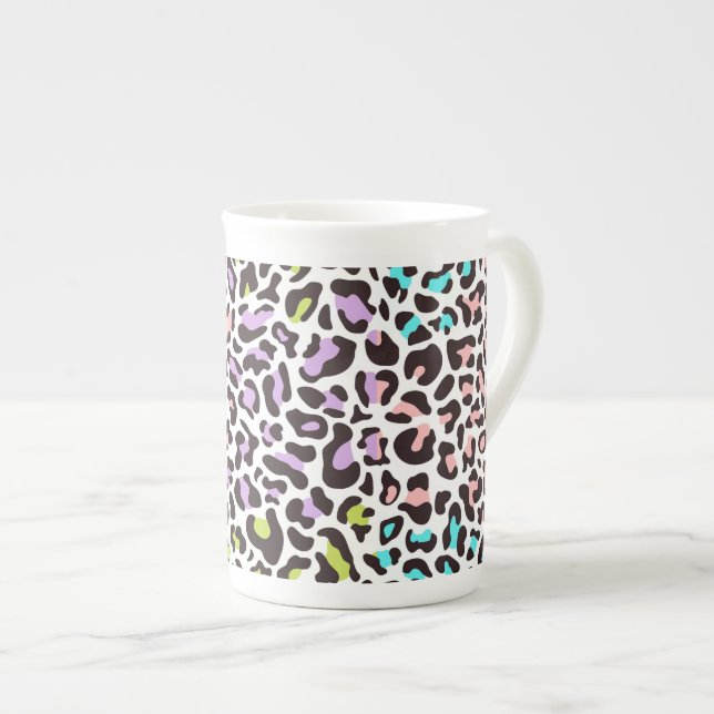 Tasse En Porcelaine Impression léopard (Devant droit)