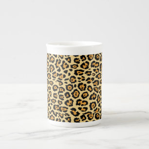 Tasse En Porcelaine Imprimé animalier léopard