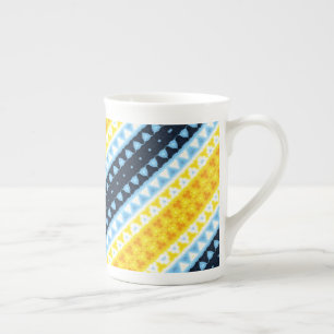 Tasse En Porcelaine Indicateur de la fierté AroAce Super géométrique B
