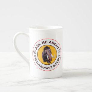 Tasse En Porcelaine Interrogez-moi sur la biologie évolutive Mammouth