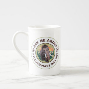 Tasse En Porcelaine Interrogez-moi sur la biologie évolutive Mammouth